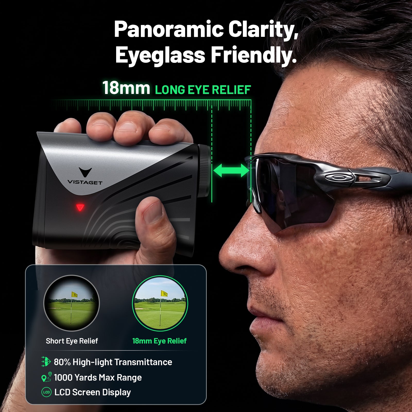 Golvia Ultra SteadyTrack™ Golf Range Finder