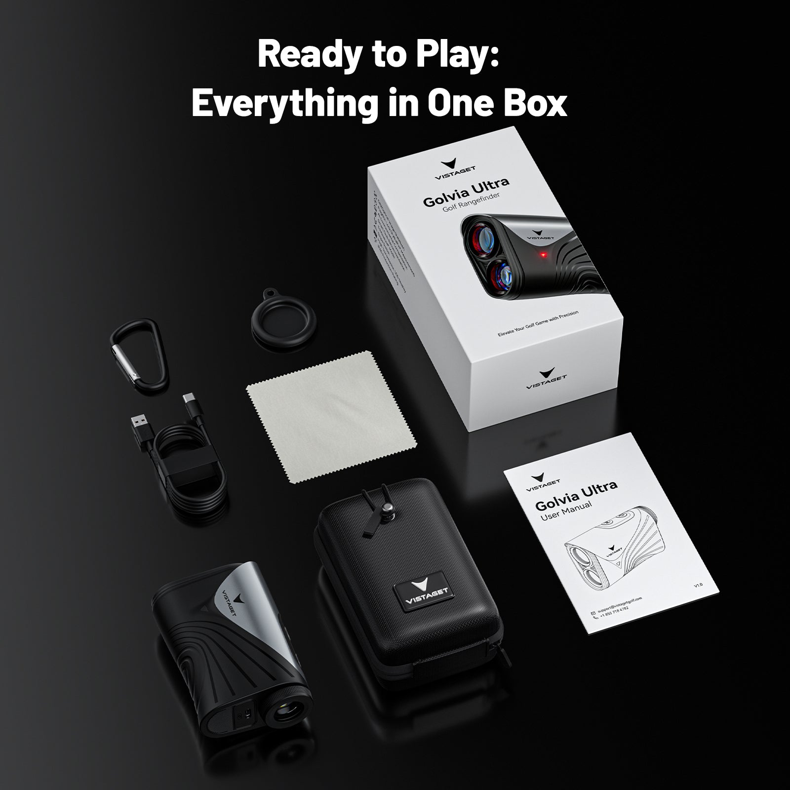 Golvia Ultra SteadyTrack™ Golf Range Finder