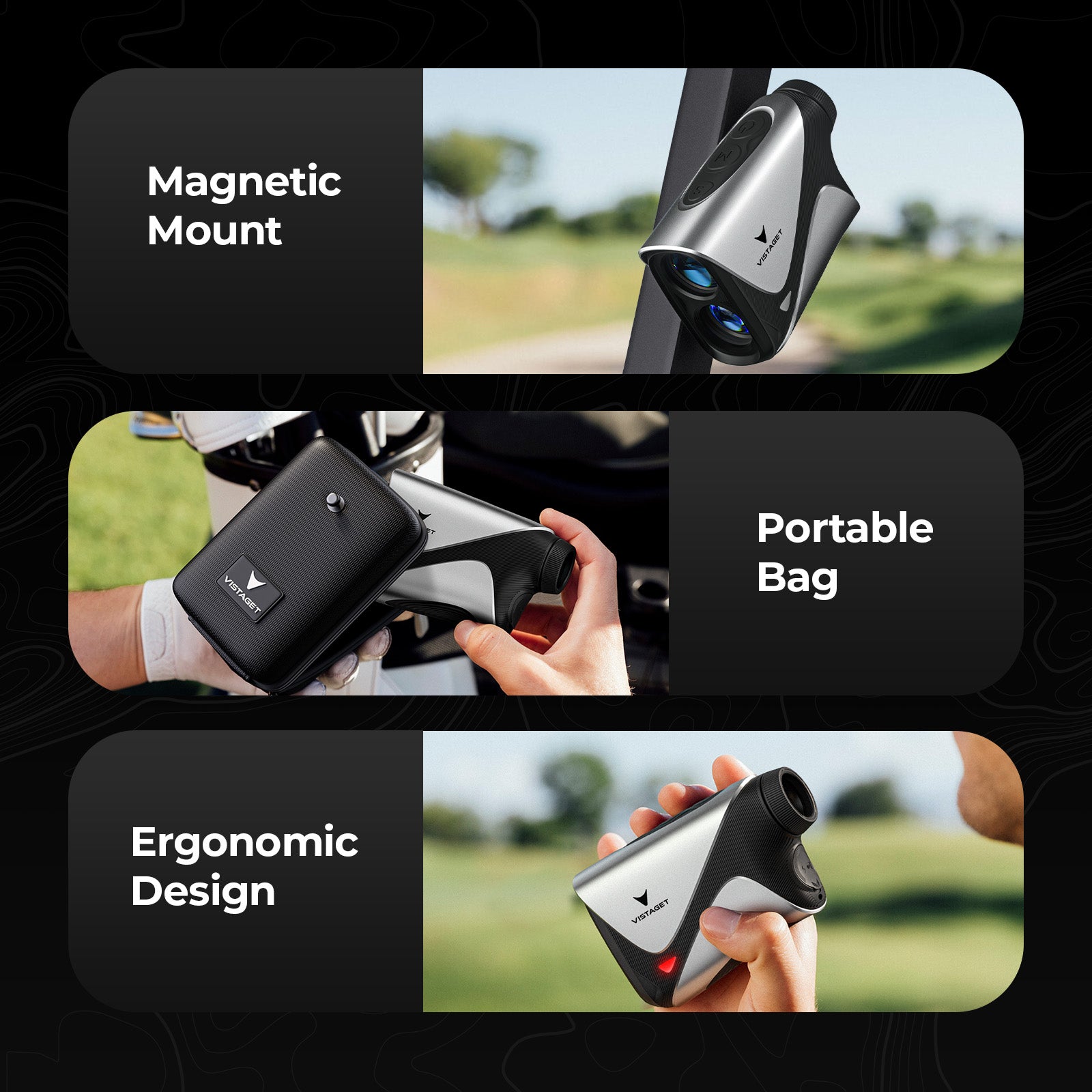 Golvia Pro Range Finder Golf 1200 Yards