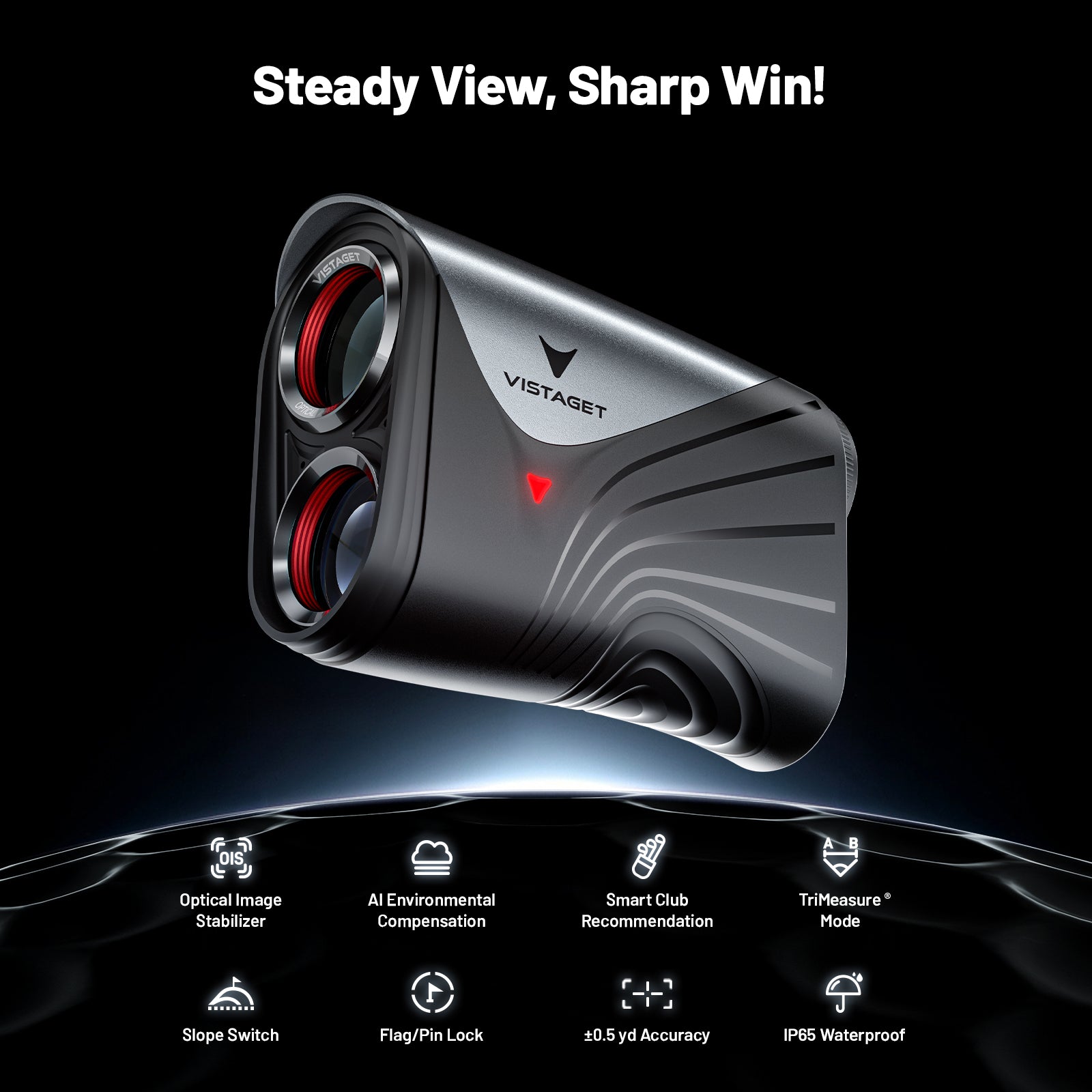 Golvia Ultra SteadyTrack™ Golf Range Finder