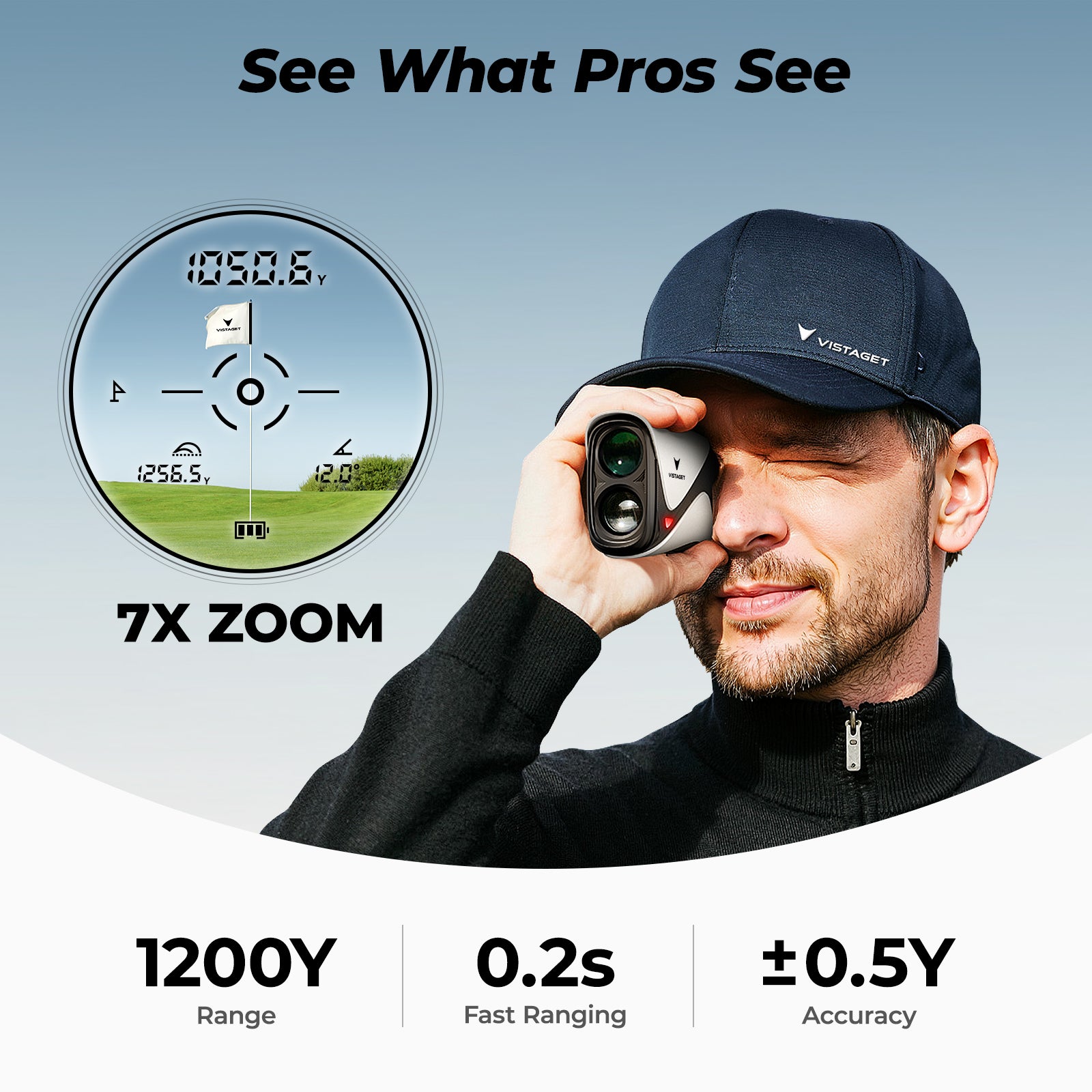 Golvia Golf Range Finder 1200 Yards