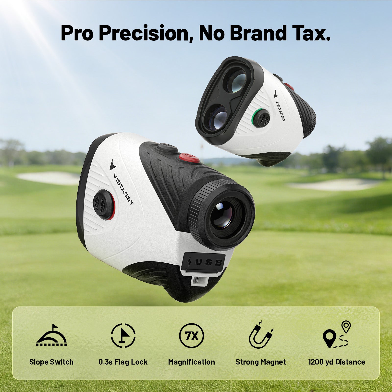 Golvia 30 Golf Range Finder 1200 Yards