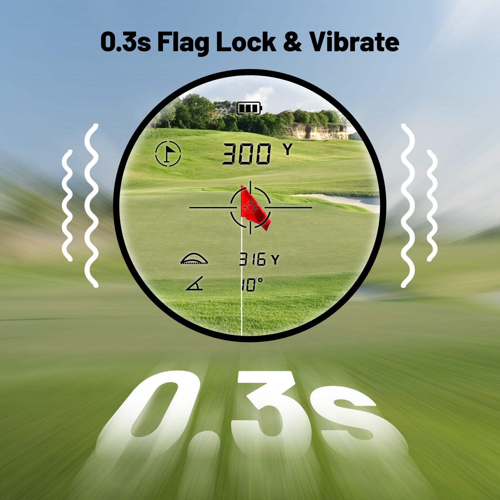 Golvia 30 Golf Range Finder 1200 Yards